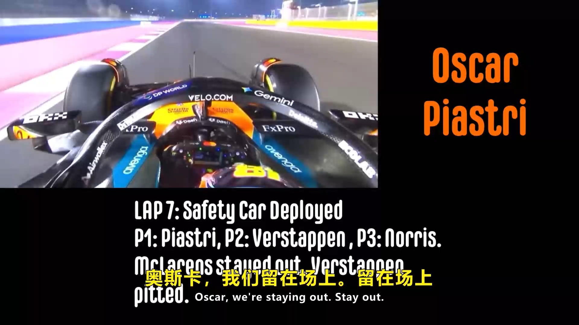 迈凯伦绝杀索伯车队，皮亚斯特里高光表现